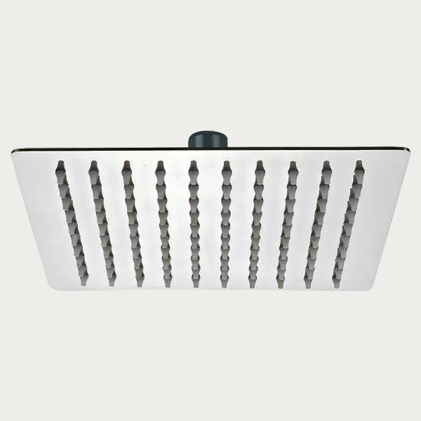 Soffione doccia quadrato in acciaio inox