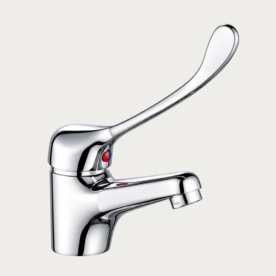 Miscelatore lavabo accessibile per persone con disabilità