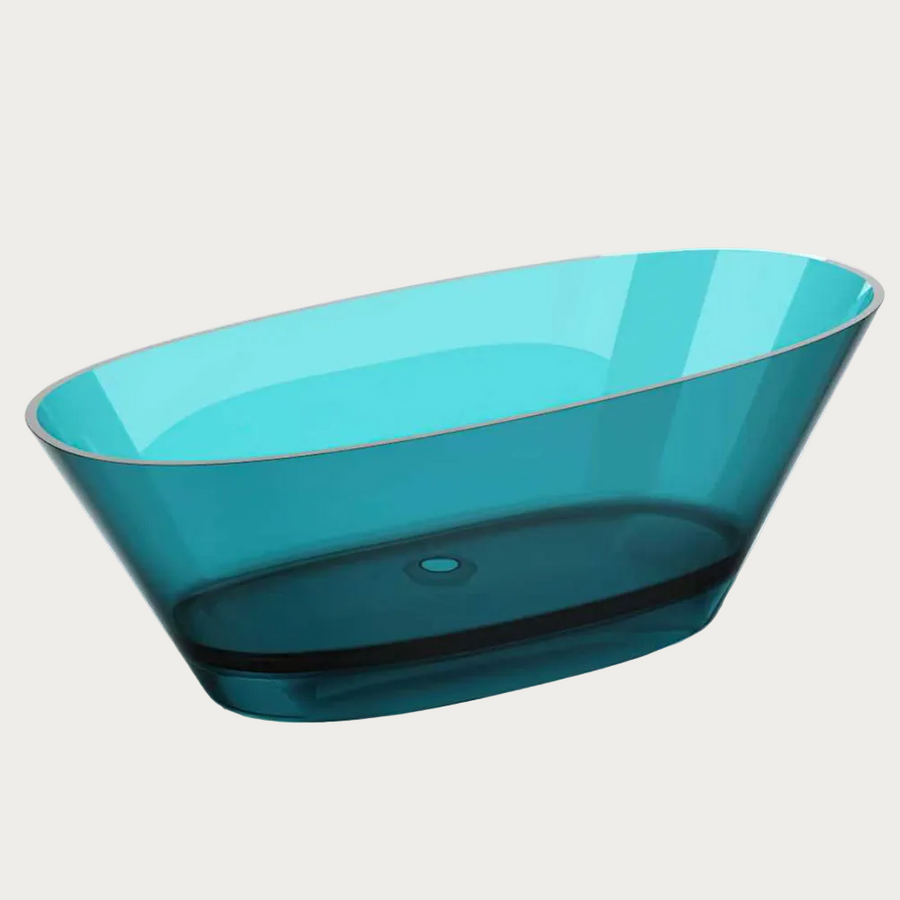 Vasca trasparente Margot Aqua Blue
