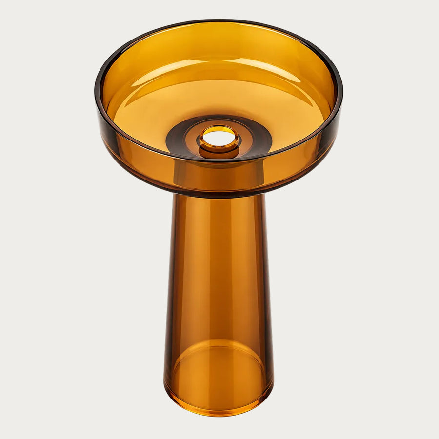 Lavabo trasparente Gral Amber Orange