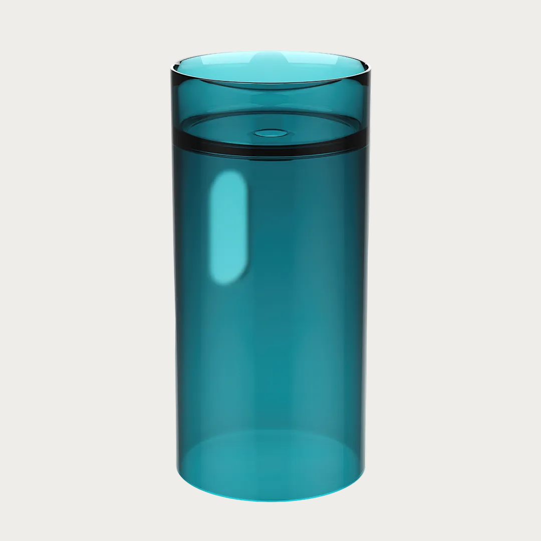 Lavabo alto trasparente Circa Aqua Blue