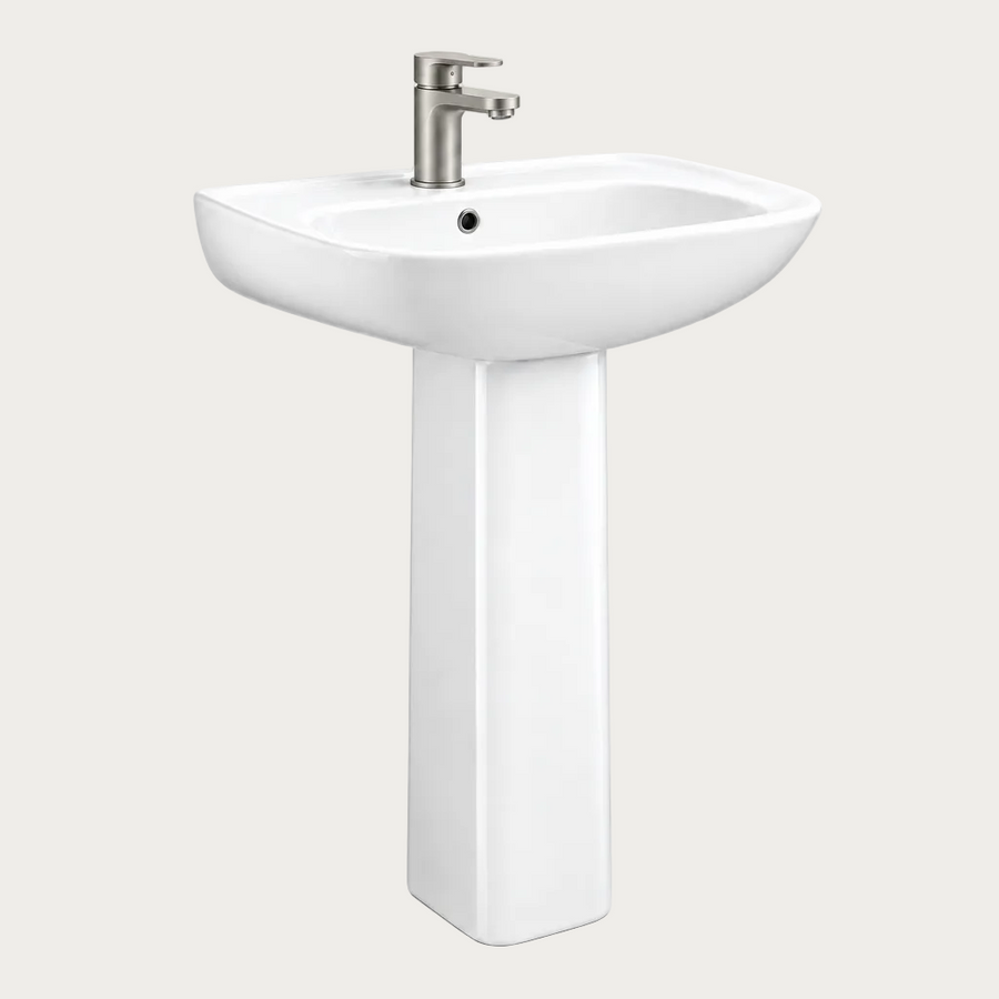 Lavabo con colonna Plutone