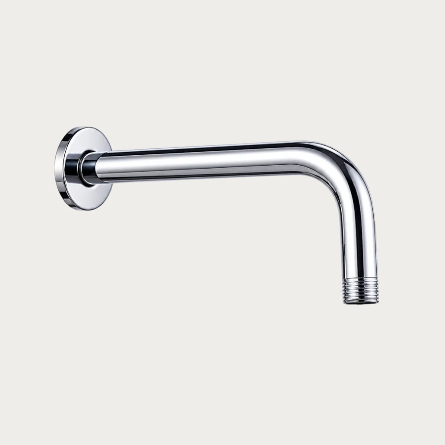 Braccio doccia in acciaio inox tondo