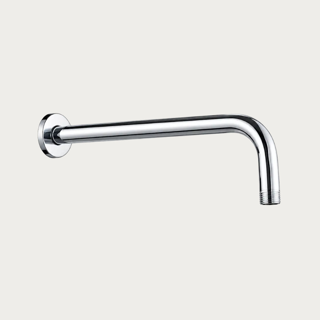 Braccio doccia in acciaio inox tondo