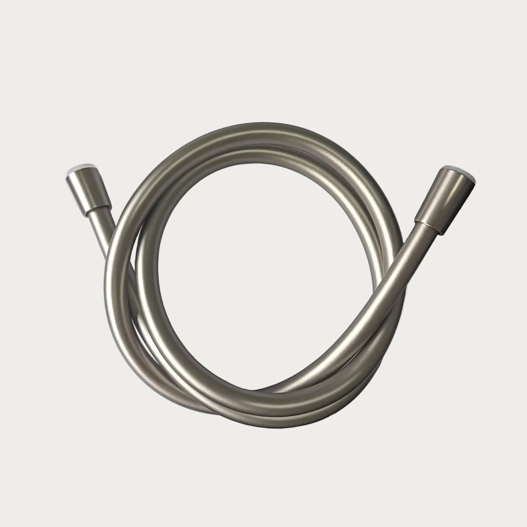Tubo doccia in PVC argento 120 cm
