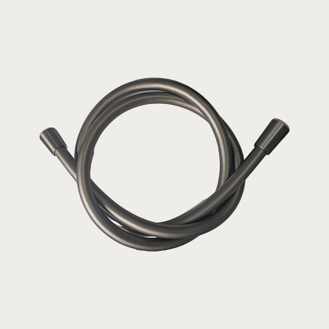 Tubo doccia in PVC argento 120 cm