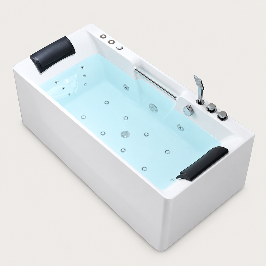 Vasca con idromassaggio e air massage Clara