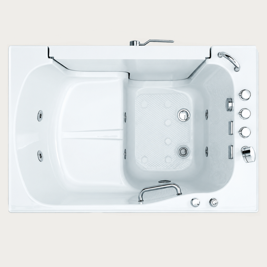 Vasca con idromassaggio e air massage accessibile Comfort Walk-In