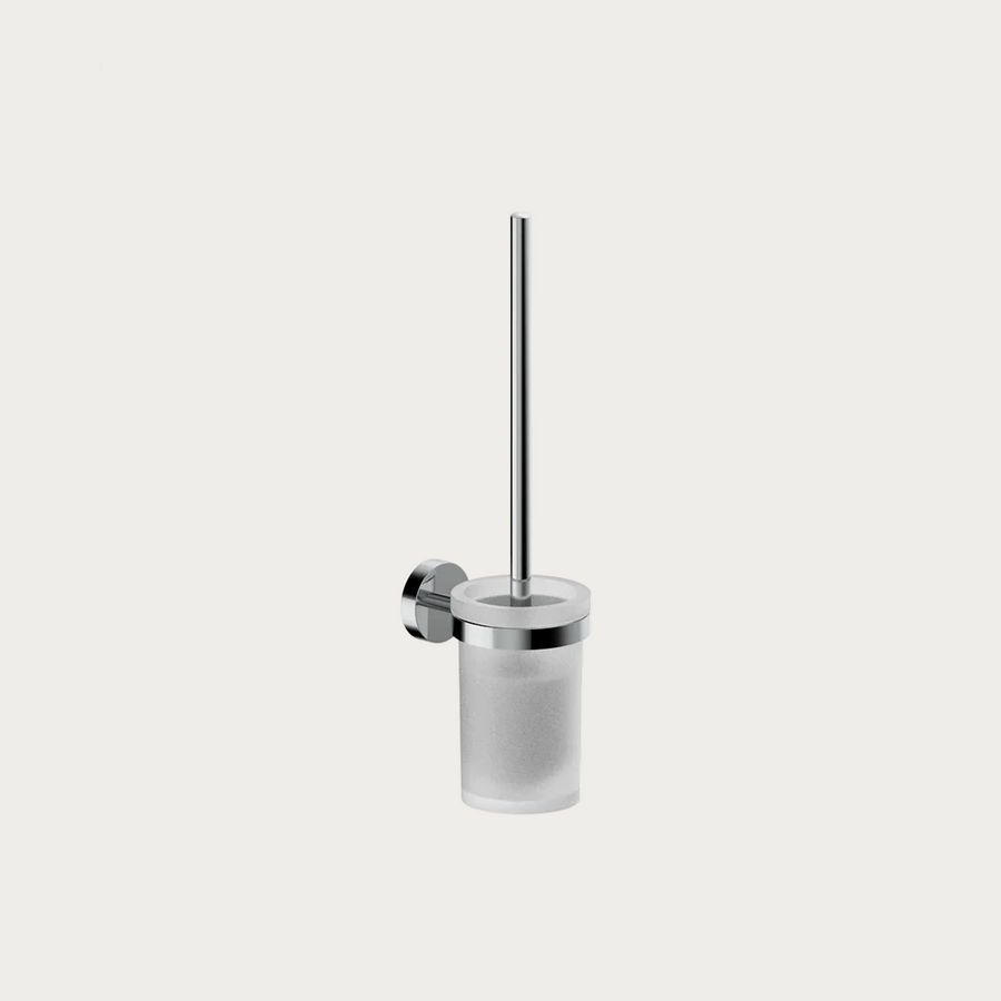 Scopino WC con bicchiere in vetro Forma