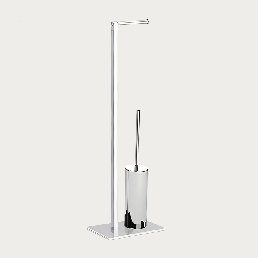Set Portarotolo e scopino WC da pavimento Forma Select