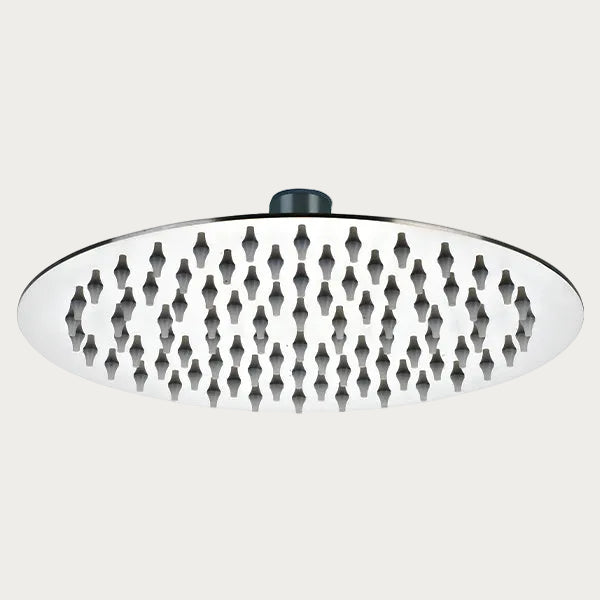 Soffione doccia tondo in acciaio inox